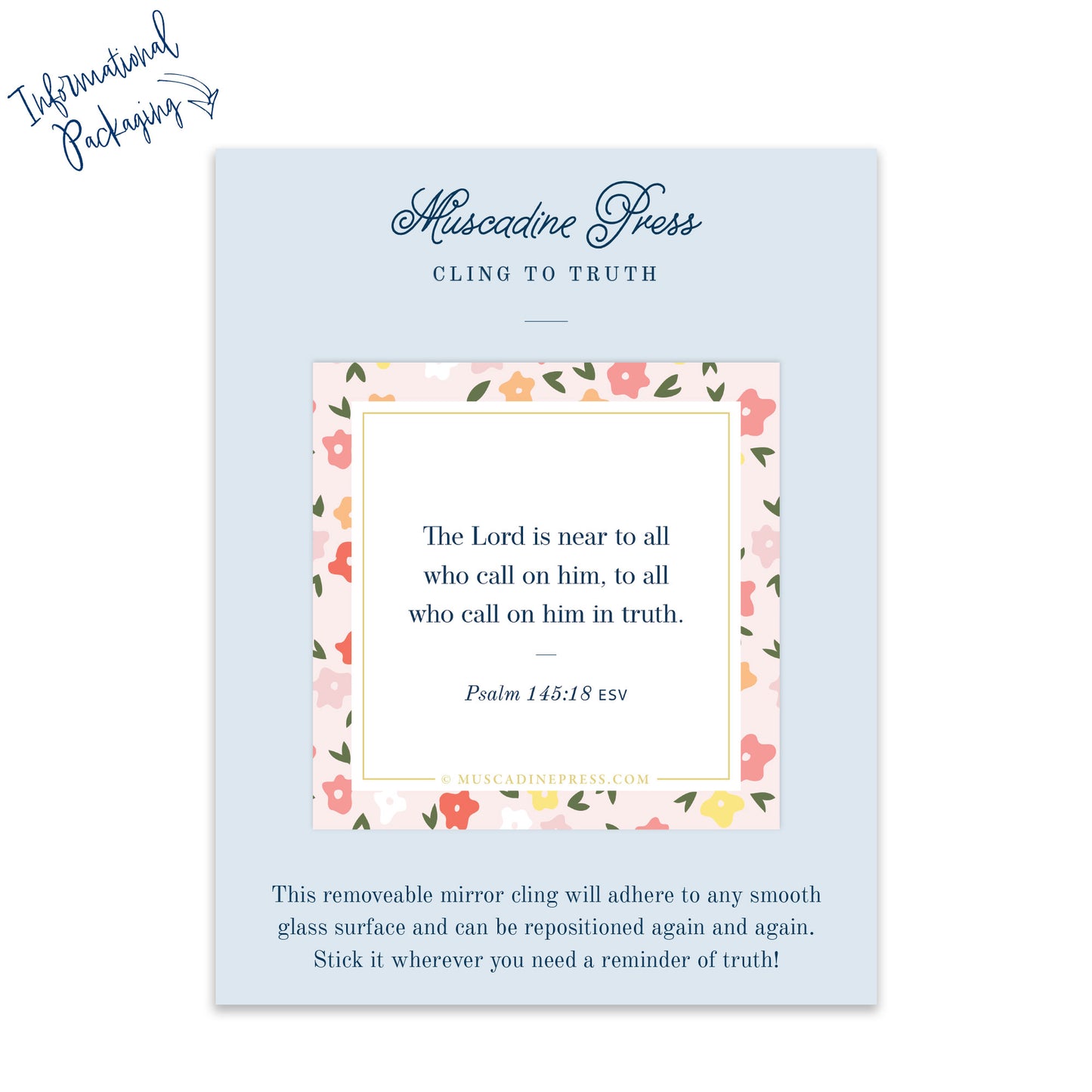 Scripture Static Cling