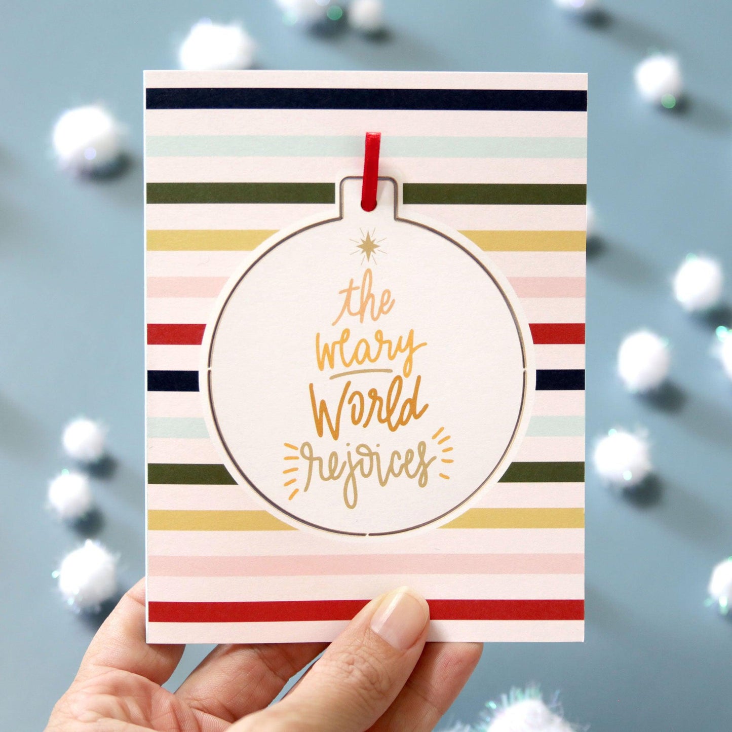 Pop-Out Ornament Christmas Card