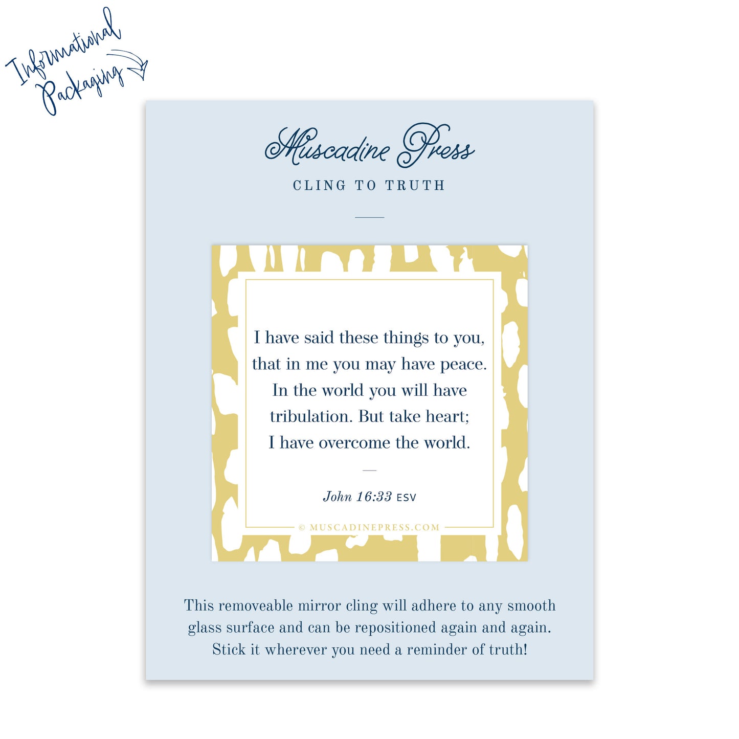 Scripture Static Cling